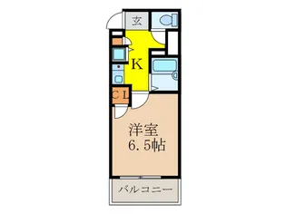 リ-ガル新大阪V【6階】の間取り