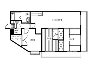エクセルシティ谷山【3階】の間取り