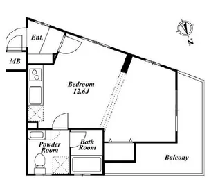 ドゥーエ阿佐ヶ谷【2階】の間取り
