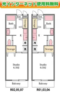 メーサ神明町【2階】の間取り
