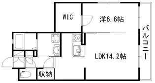 Anfang三方原II【1階】の間取り