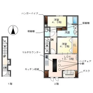 メゾン ボヌール【2階】の間取り