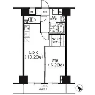 S-FORT船橋塚田【10階】の間取り