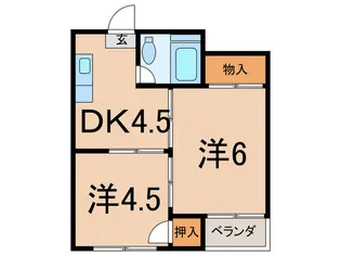 永光マンション【3階】の間取り