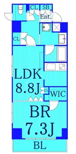 アルカンシエル横浜山下公園【7階】の間取り