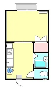 ブルーシャトー【1階】の間取り