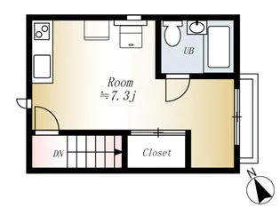 葉月ハイツ【2階】の間取り