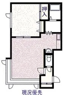 パールハイツ112B棟【1階】の間取り