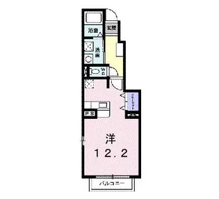 ファンタジアC【1階】の間取り