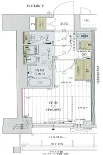 レジュールアッシュ神戸ヴィヴァン【3階】の間取り