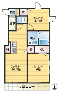 セピア花小金井【3階】の間取り