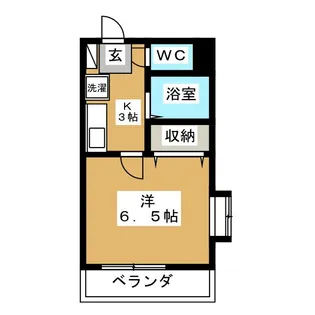 メゾン・マ・メール・ロワIII【4階】の間取り