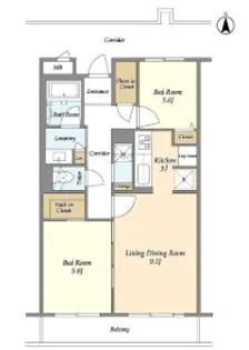 RESTA目黒 レスタ目黒【3階】の間取り