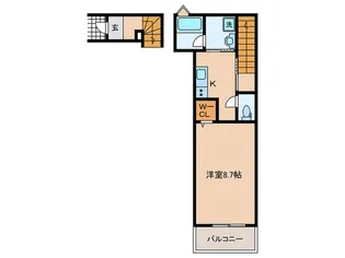 仮)シェリル明石貴崎【2階】の間取り