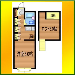 パティオヴィラ【2階】の間取り