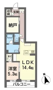 グランエスポア早稲田【2階】の間取り