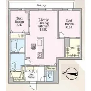カーサレジーナ【3階】の間取り