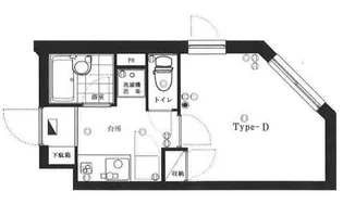 クルークアインス東陽町【1階】の間取り