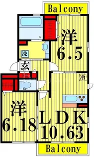 ルーチェ ソラーレ【3階】の間取り
