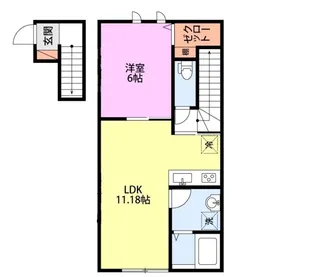 セレニテ中曽根I【2階】の間取り