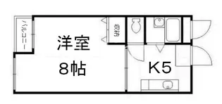 グランドール梅津【4階】の間取り