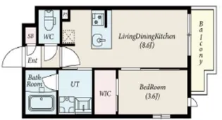 コンポジット新宿柏木【2階】の間取り