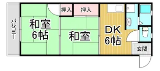 トーハイマンション【2階】の間取り