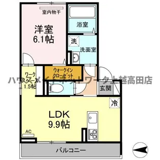 プレミアステイツ K【2階】の間取り