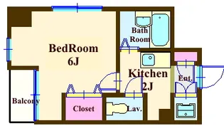 アネックスオマタII【6階】の間取り