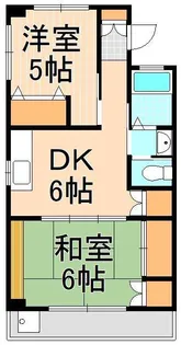 コーポ盛久【2階】の間取り