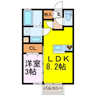 ベラ・ルーチェII【2階】の間取り