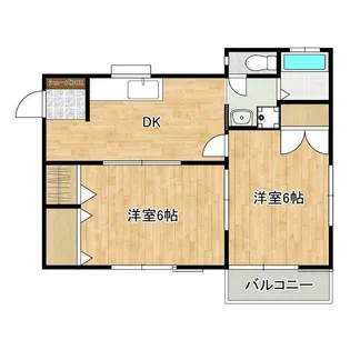 ローズ桜台【1階】の間取り