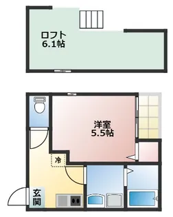 La luce桜本町【1階】の間取り