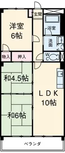 富佳ビル【3階】の間取り