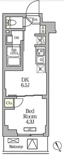 ハーモニーレジデンス馬込【4階】の間取り