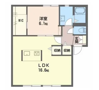 クレストハイム宮崎【1階】の間取り