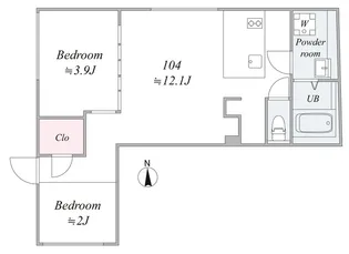 trias148【1階】の間取り