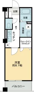 ボヌールピエス【2階】の間取り