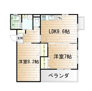 メゾン高田II【2階】の間取り