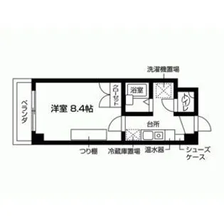 Liberty Hills II【2階】の間取り