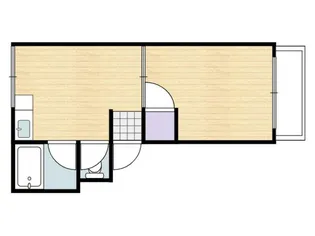 山惣西栄町コーポA【1階】の間取り