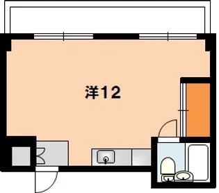 山本ビル【5階】の間取り