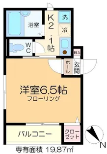 エスコートII【3階】の間取り