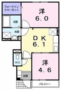ベル シャトーI【1階】の間取り