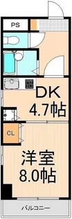レジデンスクラモト【2階】の間取り