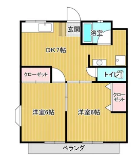 レジデンス光洋I【2階】の間取り