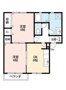 ラ・メゾン 壱番館【2階】の間取り