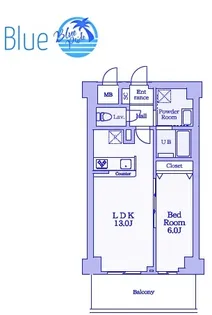 メジリス新羽【2階】の間取り