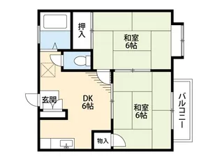エトワールハイツ【2階】の間取り