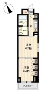 プラティーク清澄白河【8階】の間取り
